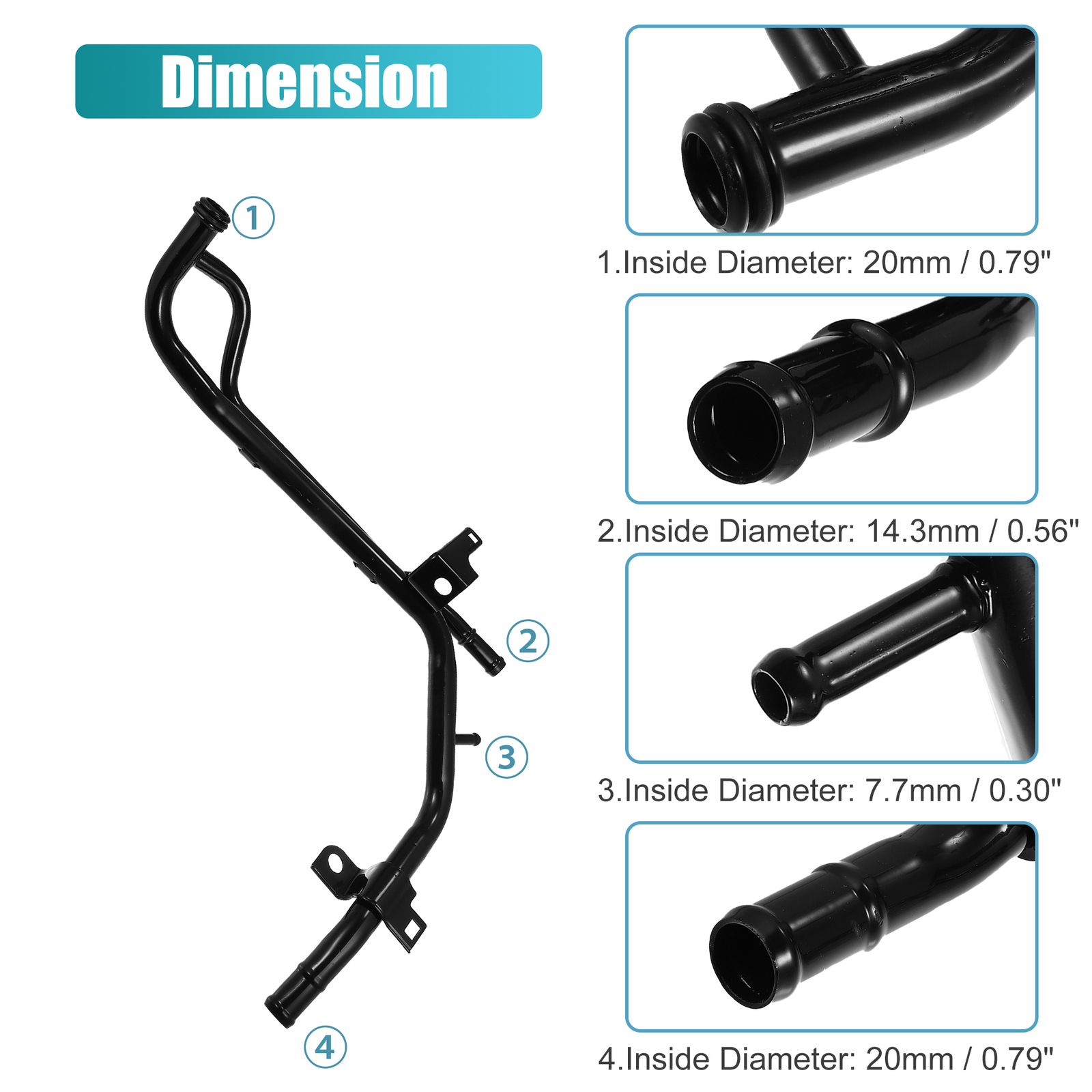 Pack of 3 for Honda CRV 20122014 Water Coolant Hose eBay