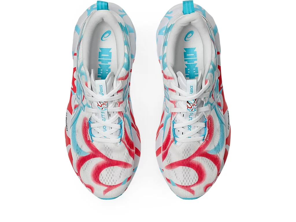★アシックス★Novablast 5 Tokyo★White Aquarium ASICS NOVABLAST 5 TOKYO 1011C110 100 White Aquarium Running