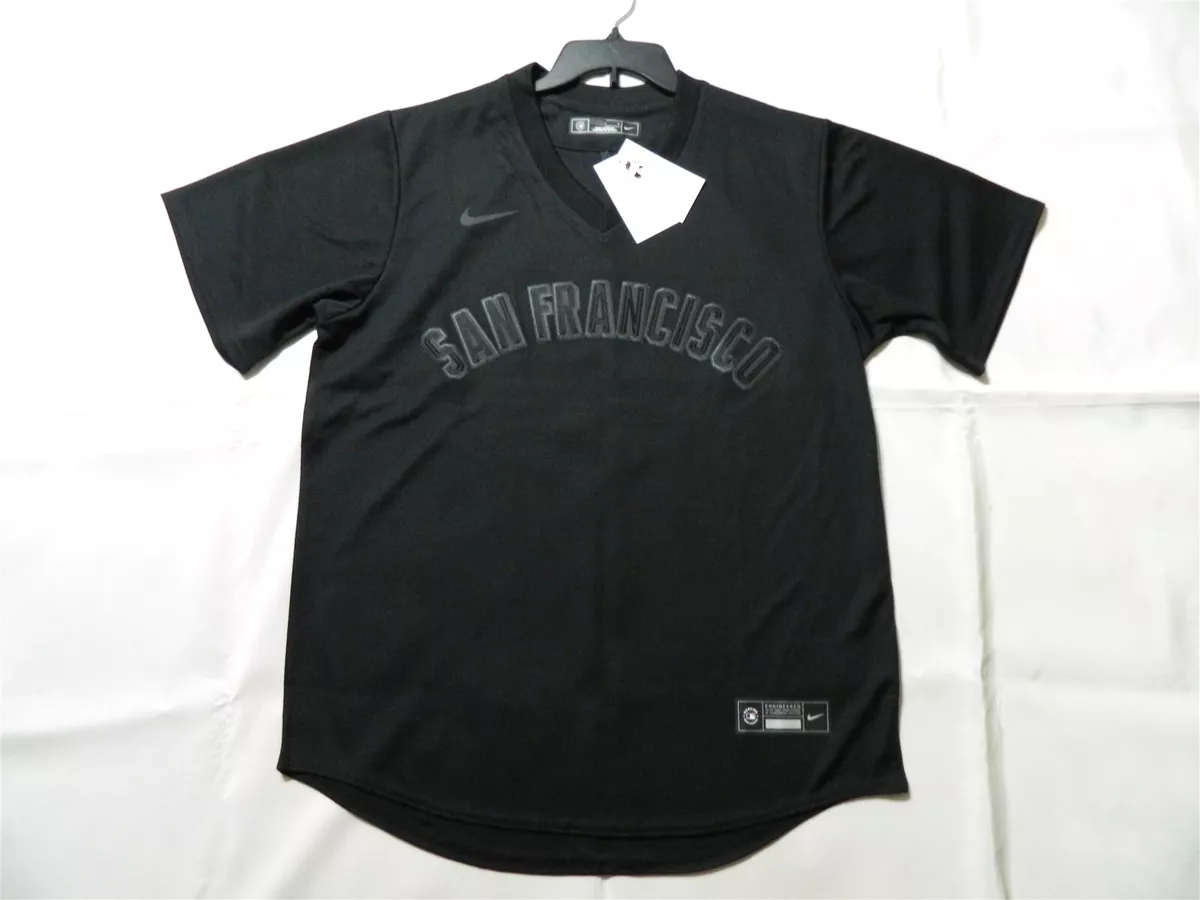 Official San Francisco Giants Black Pitch Fashion Cool Base Jersey XL  Reg$114.99