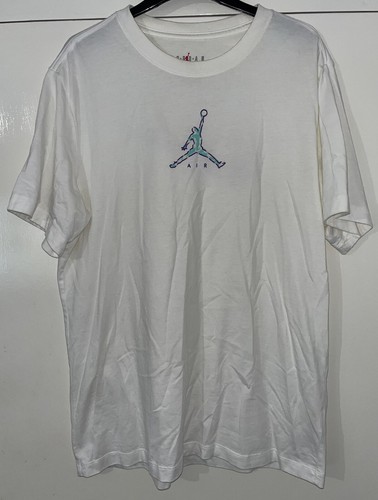 Nike Air Jordan Jumpman 23 Logo Graphic T-Shirt, White, Men’s Large - CZ8378-100