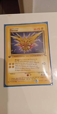 Pokemon Karte ELECTOR 30/62 RARE Fossil WIZARDS EDITION 1 DE