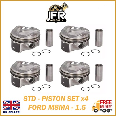 FORD FOCUS GRAND CMAX 1.5 PISTON WITH RINGS SET X4 STD ECOBOOST ENGINE M8DB M9DB