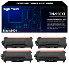 4PK TN 920 Compatible With Brother TN920XL Toner MFC-L5715DW L5717DW L5915DW