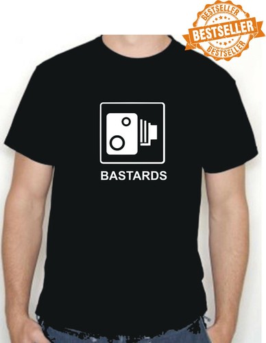 Blitzer (Bas&ards) T-Shirt / Parken / Speeding / Auto / Polizei / Größe L - Bild 1 von 12