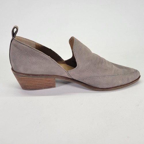Zapatos Mocasines Marca Lucky EE. UU. 8.5 UE 39 Lk-Mahzan Botines Cuero Guijarro Gris - Imagen 4 de 13