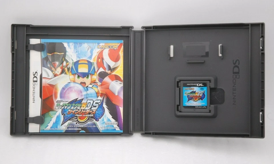 Nintendo DS ROCKMAN EXE 5DS TWIN LEADERS Japan import NDS Megaman Capcom NTSC-J - Image 4 of 4