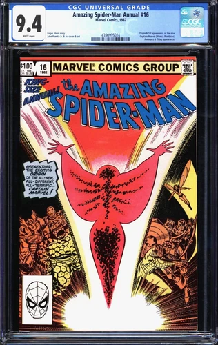 AMAZING SPIDER-MAN ANNUAL #16 CGC 9.4 WHITE PAGES  CGC #4390995024