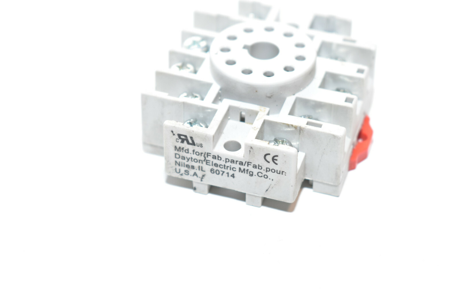 Dayton 6X156M 11-Pin Relay Socket - 300V 15A - 600V 5A - Fits 3PDT ...