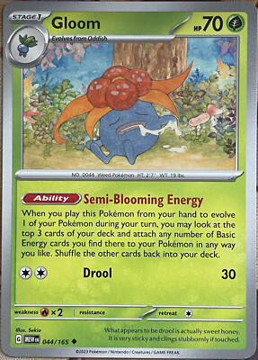 Gloom - 044/165 - Scarlet & Violet 151 Pokemon 2023