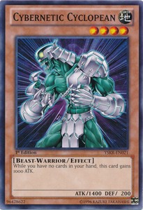 Cybernetic Cyclopean - YSKR-EN021 - Common - Unlimited Edition x3 - Near Mint