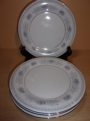 SET OF 4 CROWN MING JIAN SHANG HARMONY 7-1/2'' SALAD PLATES