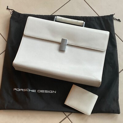 Porsche Design - French Classic 3.0 Briefbag + Portemonnaie - off white