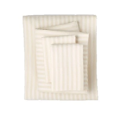 Mezcla de lino rayas Ropa de cama
