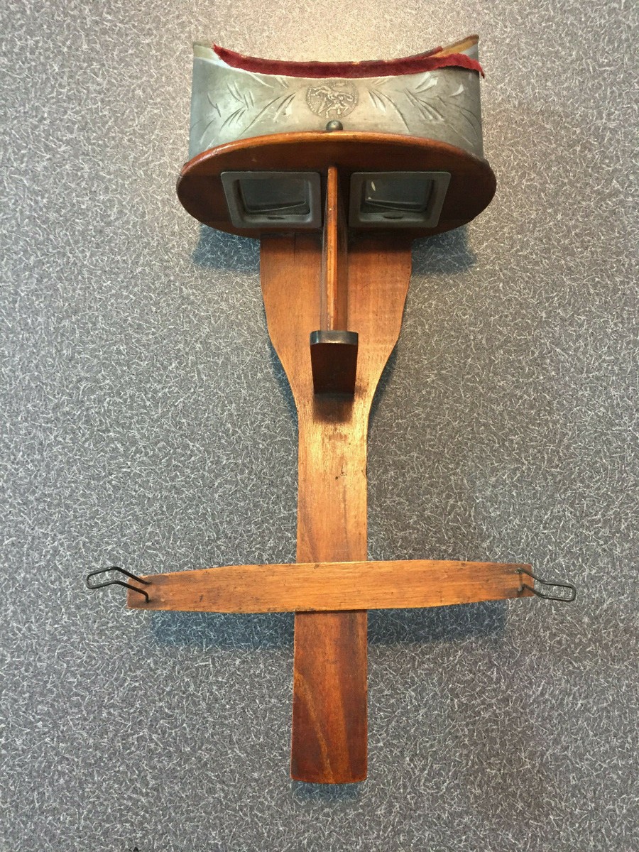 Vintage Antique Stereoscope Viewer - The Saturn Scope - James M