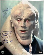Bib Fortuna Michael Carter & Eric Bauersfeld Signed & Insc 16x20 Photo BECKETT Bib Fortuna Michael Carter & Eric Bauersfeld Signed & Insc 16x20 Photo BECKETT