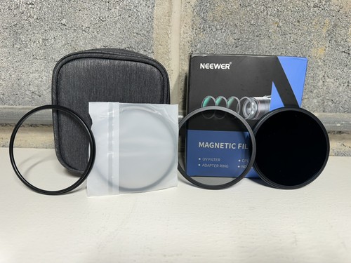 Neewer 4 In 1 - 82mm ND1000 UV CPL Lens Filter Kit and Magnetic Adapter Ring