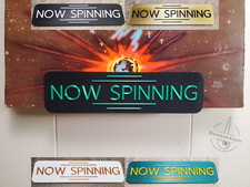 Now Spinning Wall Mount Display for Vinyl Records - Retro LP Album Sleeve Shelf