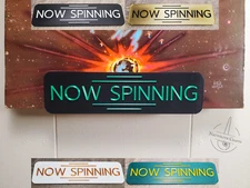 Now Spinning Wall Mount Display for Vinyl Records - Retro LP Album Sleeve Shelf