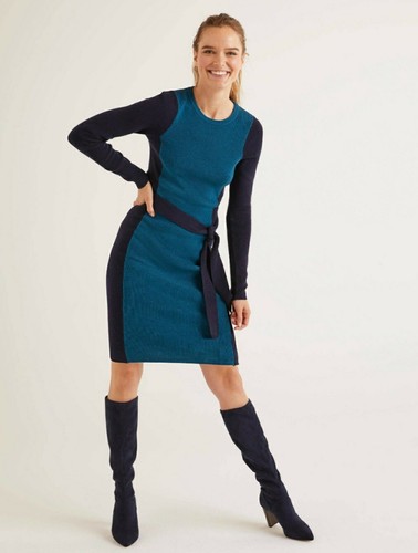 Boden Rosa Sweater Dress With Cashmere 