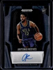 2025 Panini Prizm Black Antonio Reeves #RS-REE RC