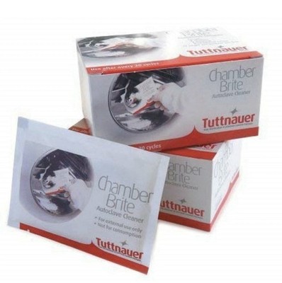 Tuttnauer TU-CB0010 Chamber Brite Powdered Autoclave Cleaner (Pack of 10)