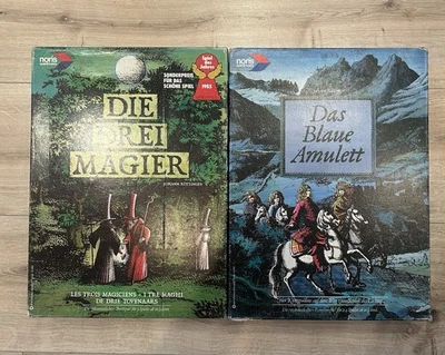 2 Noris Brettspiele: Die Drei Magier Und Das Blaue Amulett - Bild 1 von 4
