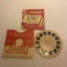 View-Master Reel A Bible Story 68 The Birth of the Savior w/Booklet 1947