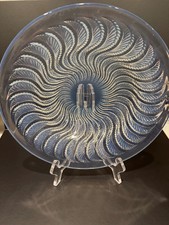 René Lalique Opalescent Actinia Plate(signed...