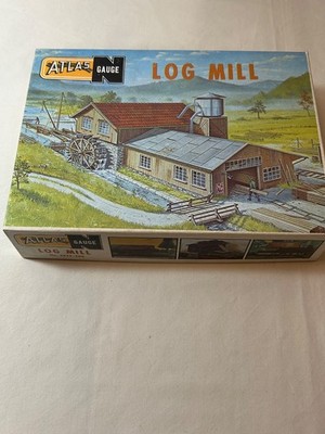 N-Gauge Building, Log Mill. Open Box. Looks to be complete