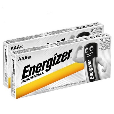 20x Energizer AAA Alkaline LR03 Batterien 1,5V Industriell Micro MN2400/AM4/E92