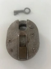 vintage Insurance lock 4 lever padlock