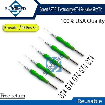 Bonart Green Electrode Tips GT4 ART-E1 Electrosurgery 5pcs Set CE