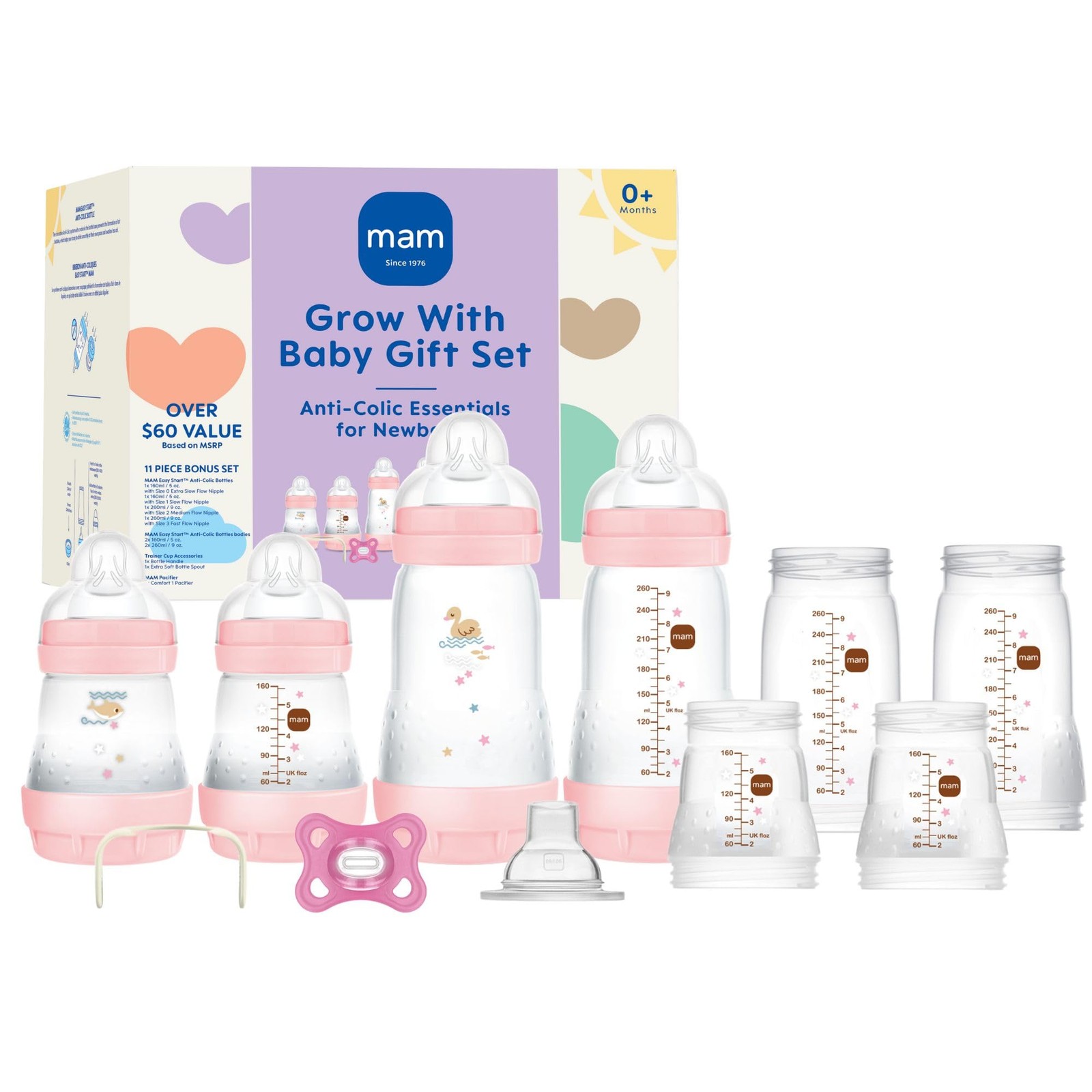 MAM Grow with Baby Feeding Set, Newborn Essentials Must Have