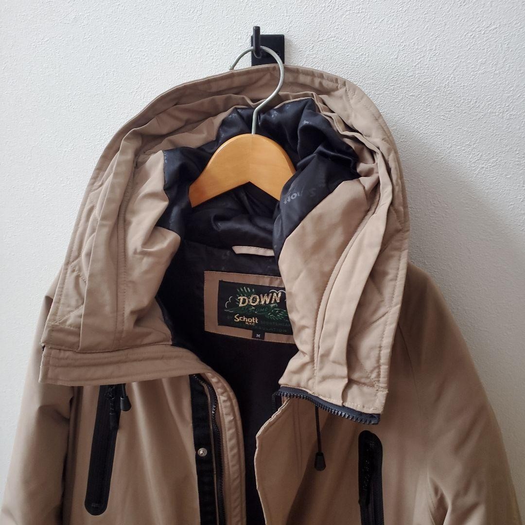[Good Condition] Schott Down Jacket Outer Beige M… - image 2