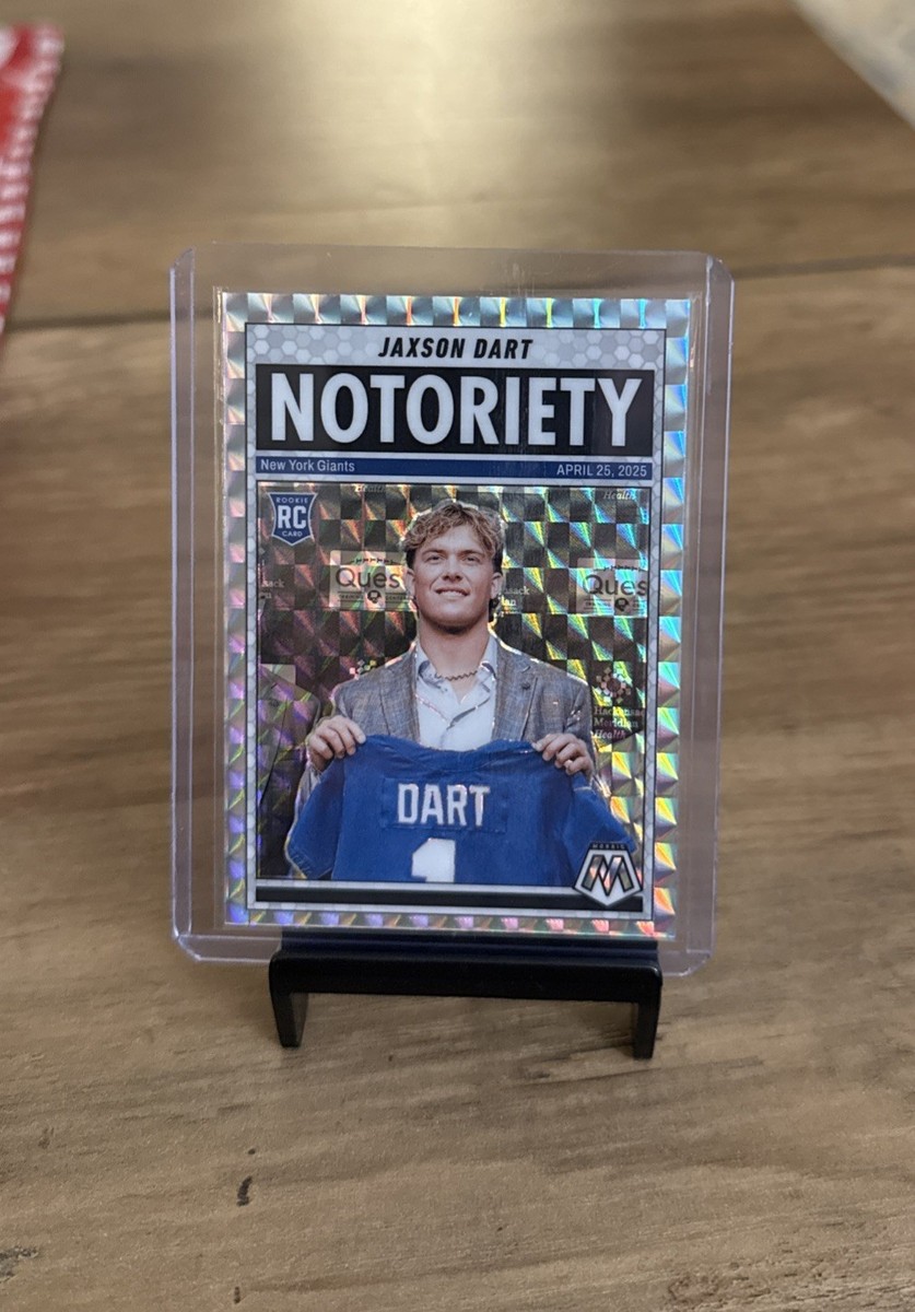 2025 Panini Mosaic Jaxson Dart Silver Mosaic Prizm Notoriety #11