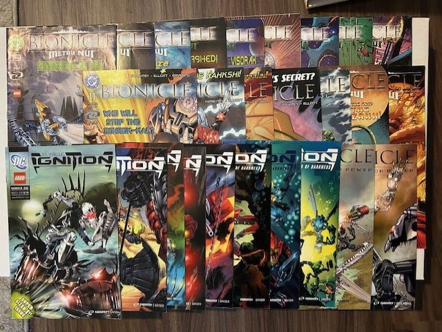 LEGO Bionicle Comic Book Lot 29 Issues DC Comics Ignition and More
