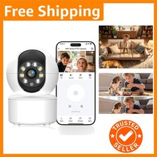 Security Camera 360  2K 1296P APP WIFI PTZ Wireless Baby Home Night AU