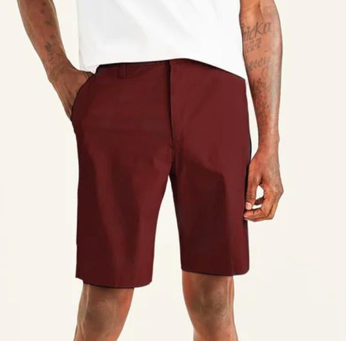 Dockers Mens Big and Tall Ultimate 9.5" Red Shorts 52 NEW $60 218080026