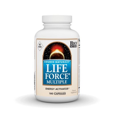 Source Naturals Life Force Multiple, Energy 180 Count (Pack of 1), 12105025 