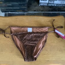 Juniors' Shirred Side-Tie Hipster Bikini Bottom Xhilaration Medium 4-6