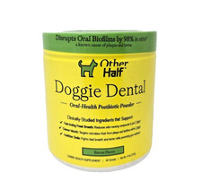 Other Half Doggie Dental Oral-Health Postbiotic Powder, 4.1 oz, Bacon Flavor 