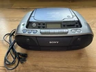 Sony CFD-S03CP MP3 AM/FM Radio CD Cassette Player Recorder Boombox Cable