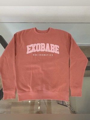 EXO COSMETICS EXOBABE Crewneck Sweatshirt Size S