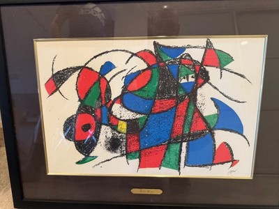 Joan Miro Lithograph Originale IV Signed (Included Certificate)