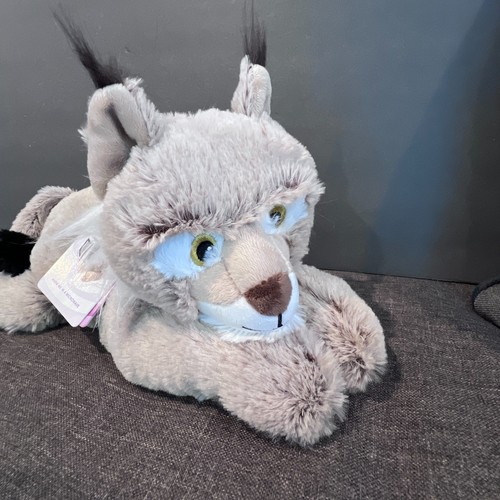 Warmies Microwavable Plush Lynx 13" NWT Lavender Scented Weighted Heat Therapy - Picture 4 of 16