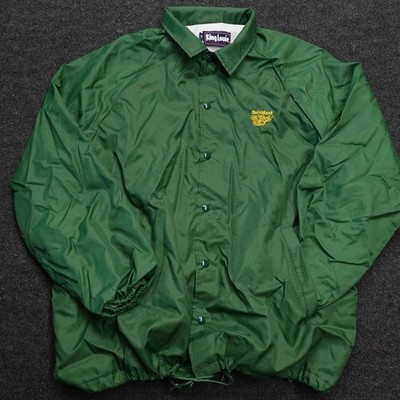 Vintage King Louie Coaches Jacket Vintage Spirit Bank The Gold Club Men XL Green