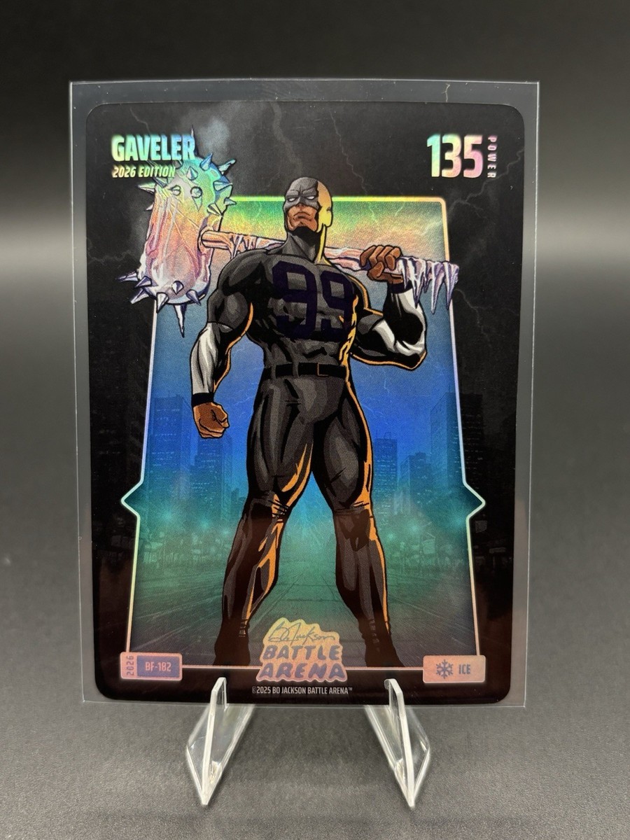 2026 Bo Jackson Battle Arena Gaveler Aaron Judge #BF-182 Ice Battlefoil