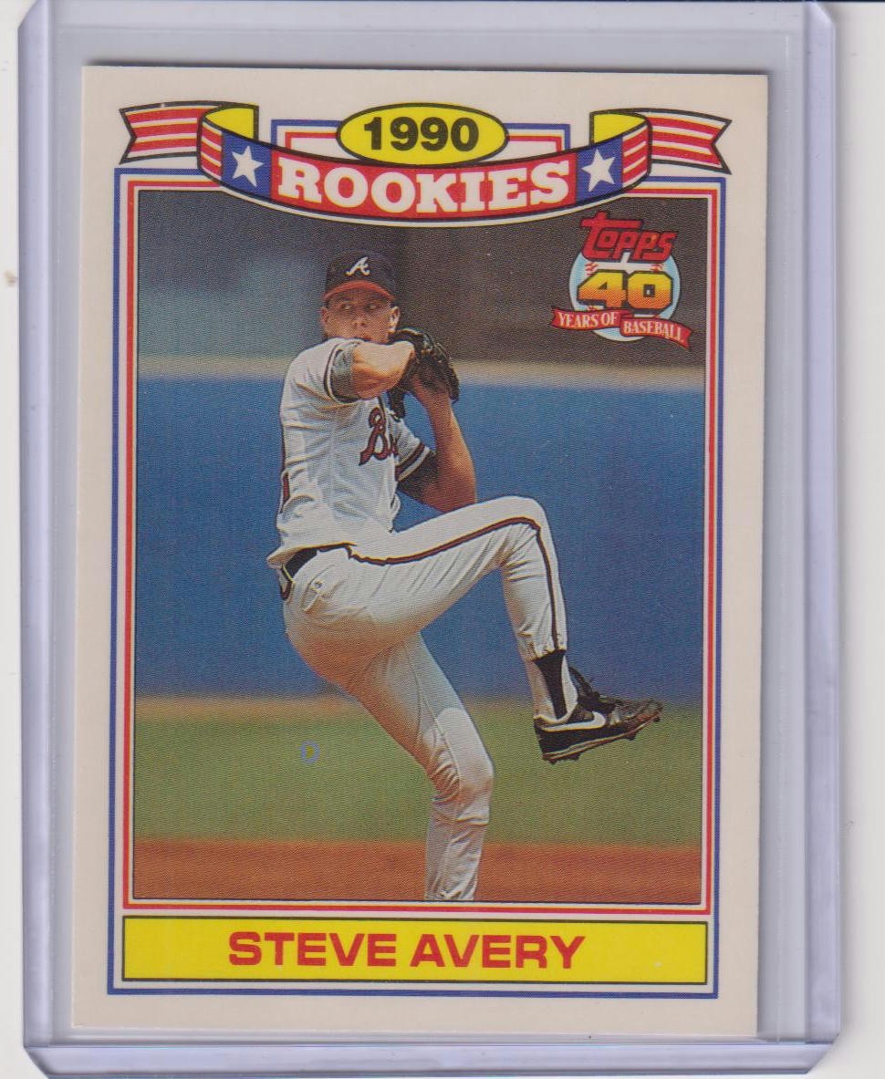 1991 Topps #3 Steve Avery Glossy Rookies (RC)