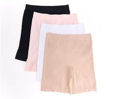 Breezies Comfort Breeze Set of 4 Seamless Long-Leg Panty Basic Pack L A630841