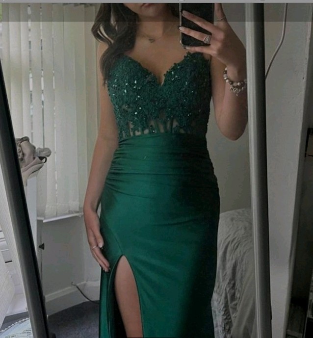 emerald green dress vintage Unique Vintage Plus Size Emerald Green Delores Swing Dress with Sleeves 3X/20